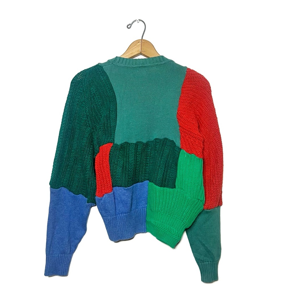 Urban Outfitters | Mixed Knit Patch Sweater - Picture 2 of 4